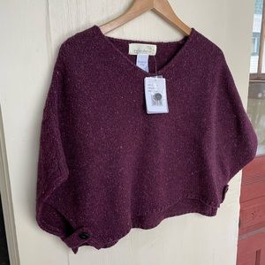 Irelandseye Plum Poncho